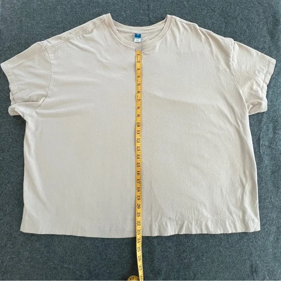Old Navy cream Tee 3X plus sz. - Picture 5 of 6